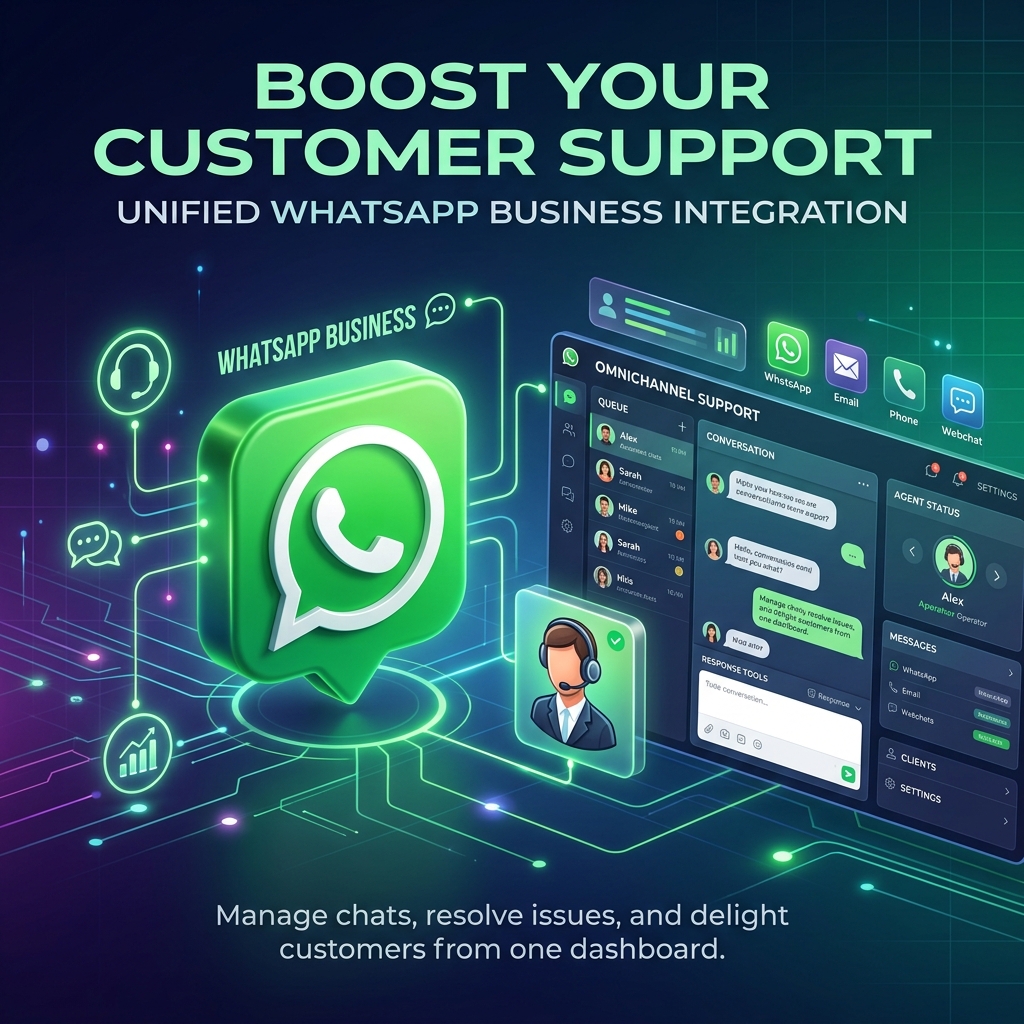WhatsApp Business for Support Operators: Seamless Direct Customer Communication in Unified Contact Center